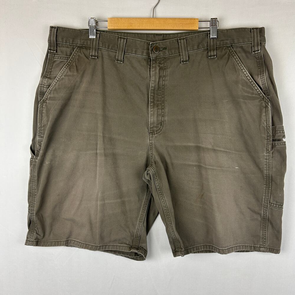 Carhartt Washed Twill Work Short Brown 10" Inseam 100245 Men's Size 44